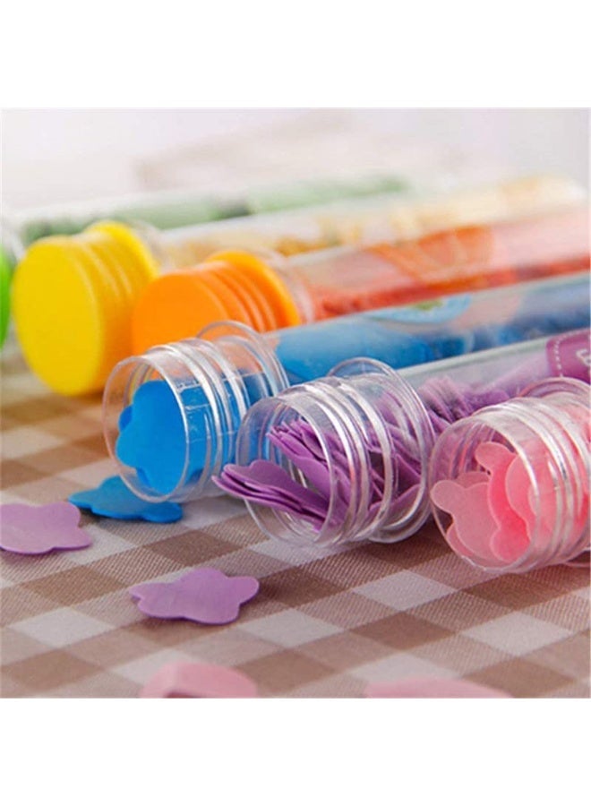 🧼صابون ورق معطرة على شكل ورد صغيرة الحجم، تذوب مع المياه وتقوم بالتنظيف 🌸 عبوة من 4 - Image 2